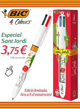 BIC 4 colors Edició Especial Sant Jordi