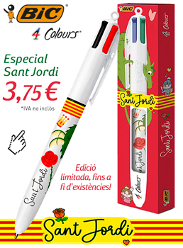 BIC 4 colors Edició Especial Sant Jordi