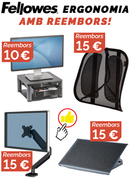 Reemborsos d'ergonomia FELLOWES