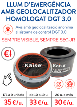 Llum emergència DGT3.0 Geolocalitza homologada