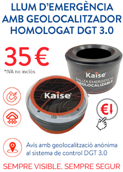 Llum emergència DGT3.0 Geolocalitza homologada