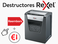 Destructores REXEL: preus oferta i/o amb reembors
