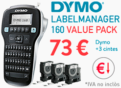 Pack estalvi DYMO LabelManager 160 + 3 cintes