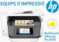 Equips d'impressió HP OffideJet, PageWide i LaserJet