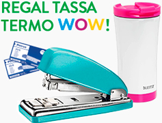 Regal tassa Leitz WOW per la compra de grapadora i grapes
