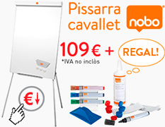 Pissarra de cavallet NOBO NanoClean oferta més regal