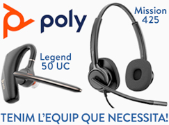 Comuniqui's millor! Tenim l'equip POLY que necessita
