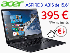 Ordinador portàtil ACER ASPIRE3 A315 de 15,6''