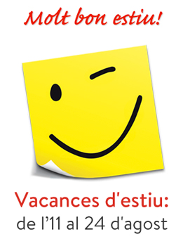 VACANCES D'ESTIU 2025