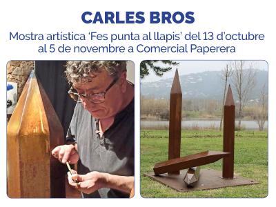 Mostra artística 'Fes punta al llapis' de Carles Bros