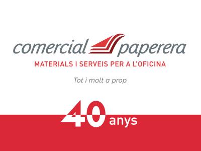 Comercial Paperera, 40 anys