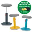 Taburet Leitz Ergo Active. Seient d’escuma recoberta de malla d’aire 3D. Al�...