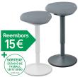 Tamboret Leitz Ergo Active Comfort Stand amb seient triangular d’escuma de do...