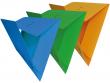 Dossiers 3 solapes de cartolina 320 g.
Amb llom extensible fins a 2 cm.
Mida A...