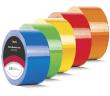 Cinta adhesiva de colors PVC. Mida 48 mm x 63 m.