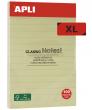Bloc de notes APLI removibes mida extra gran de 100x150 mm. Amplia superfície q...