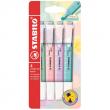 Retolador fluor STABILO Swing Pastel Clar - 4u.