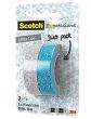 Cinta adhesiva Scotch Expressions amb purpurina.
Mida 15 mm x 10 m.
Pack de 2 ...