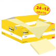 “L’original” Bloc de notes groc 100 fulls. 
Mida 76 x 76 mm.
Pack 24 + 1...