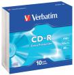 CD-R 700 Mb 80 min VERBATIM. Pack de 10 CDs amb caixa.
(velocitat i capacitat a...