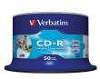 CD-R 700 Mb 80 minuts VERBATIM Printable. 
Imprimibles; superfície blanca.
(v...