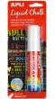 Retolador Apli Liquid Chalk punta gruixuda. Tinta blanca.
Tinta especial per a ...