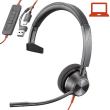 Auricular amb cable Plantronics Blackwire 3310 monoaural.
- Àudio de banda amp...