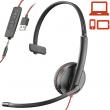 Auricular amb cable Plantronics Blackwire C3215 monoaural.
- Àudio de banda am...