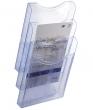 Displays de paret de poliestirè transparent de gran qualitat.
Inclouen cargols...