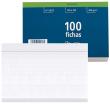 Fitxes per fitxers. Ratllades o blanques de 200 g.
Paquets de 100 unitats. 
 