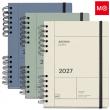 Agenda ESPIRAL BASIC CALM Plus Setmana Vista horitzontal.  Tapes dures de cartr�...