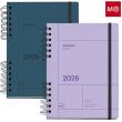Agenda ESPIRAL BASIC CALM Plus Setmana Vista horitzontal.  Tapes dures de cartr...