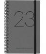 Agenda RECYCLED Activa. Tapes dures de cartró 100% reciclat i espiral. Tancamen...