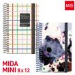 Agenda DESIGN Caddy Setmana Vista horitzontal.     Tapes dures de cartró folrat...