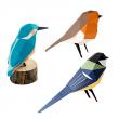 Col·lecció de papiroflexia de diferents ocells