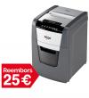 Destructora REXEL AUTO+90x per a l'oficina. Capacitat màxima de destrucció 6 f...