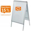 Portapòsters de cavallet<br> Varies mides