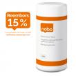 Tovalloletes netejadores per a pissarra blanca.
Dispensador de 100 unitats.
 ...