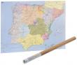Mapa d'Espanya i Portugal de paret sense marc en format pòster.
Superf&i...