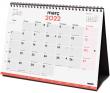 Calendari de Sobretaula enquadernat amb espiral imprès 
a 2 colors. Caselles a...