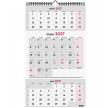 Calendari paret 3 mesos vista amb espai per anotar a les caselles.
Enquadernat ...