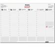 Calendari “vade” encolat de sobretaula Setmana Vista.
Paper de 90 g. Idioma...