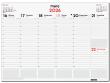 Calendari “vade” encolat de sobretaula Setmana Vista.
Paper de 90 g. Idioma...