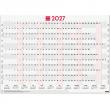 Calendari mural anual 2 cares amb espai per a anotar a les caselles.
Amb column...