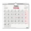 Calendari paret amb espai per anotar a les caselles.
Enquadernat amb espiral i ...