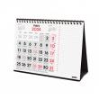 Calendari de Sobretaula enquadernat amb espiral imprès
a 2 colors. Caselles am...