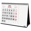 Calendari de sobretaula amb números grans i llista d’anotacions. 
Enquaderna...
