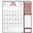 Calendari de paret amb espai per anotar a les caselles, llista d’anotacions i ...