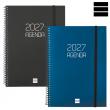 Agenda OPAQUE Setmana Vista vertical. Tapes semiflexibles de polipropilè opac i...