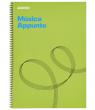 Quadern música ADDITIO espiral A4 - bàsic 6